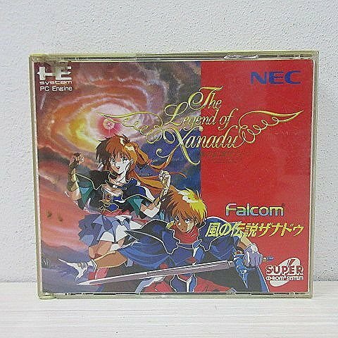 ◆ PCエンジン / SUPER CD-ROM2 / 風の伝説ザナドゥ / 日本ファルコム / 現状品 / レア品 / 貴重 / レトロゲーム / 当時物 / 希少 ◆