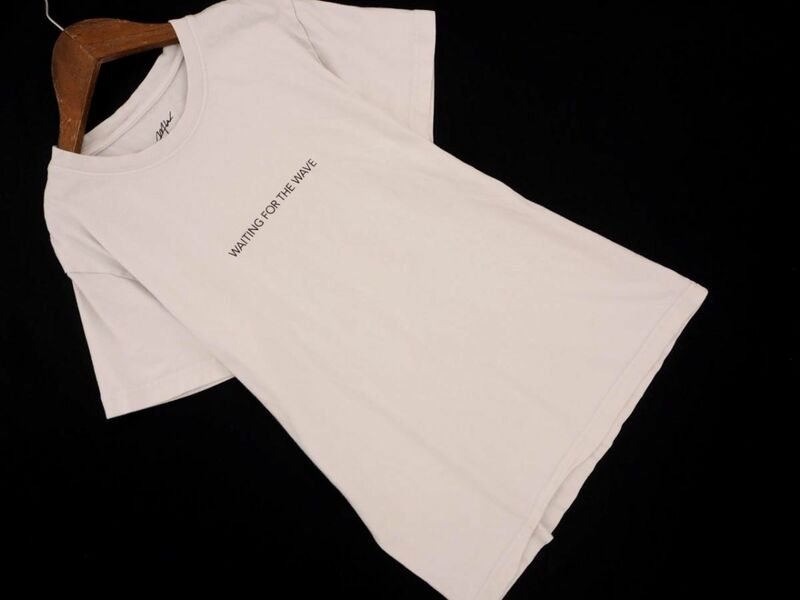 ネコポスOK WTW ダブルティー ロゴプリント 半袖 Tシャツ sizeS/ライトグレー ■◆ ☆ dfb3 レディース