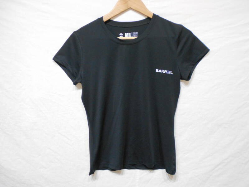 BARREL バレル AIRDRY ラッシュガード 半袖 Tシャツ Mサイズ ブラック REAL-LION
