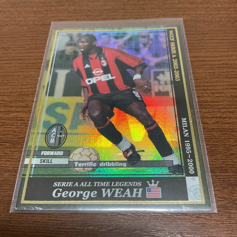 WCCF 2002-2003 ATLE ジョージ・ウェア　George Weah 1966 Liberia　AC Milan 1995-2000 All Time Legends