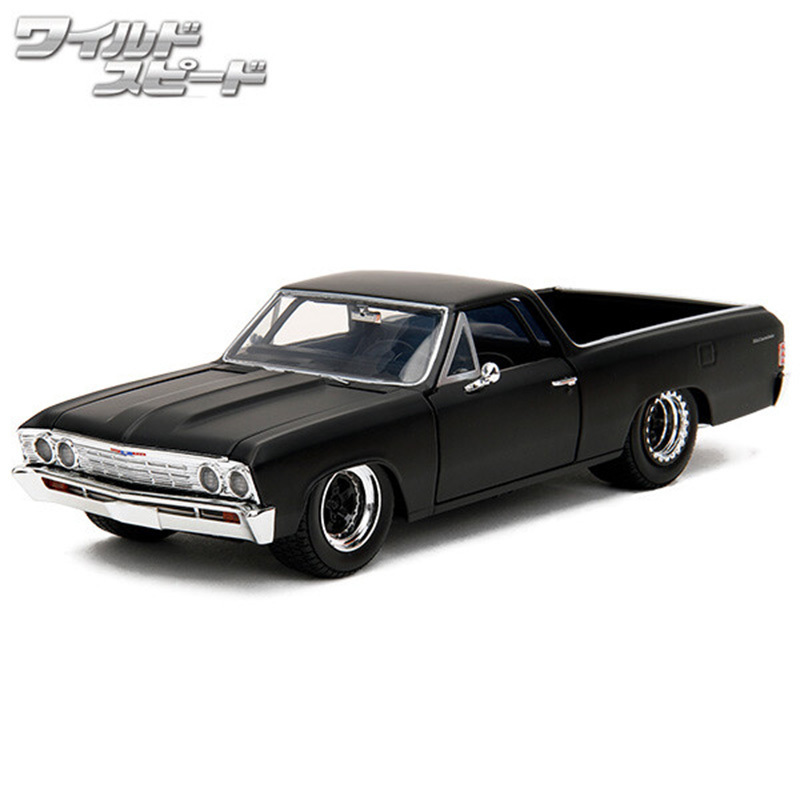 JADATOYS 1:24 ワイルドスピード ダイキャスト ミニカー 1967 CHEVROLET EL CAMINO（1967 シボレー・エルカミーノ）