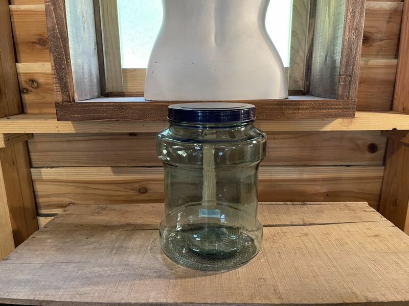 昭和レトロ　レトロ　保存容器　海苔瓶　ガラス瓶