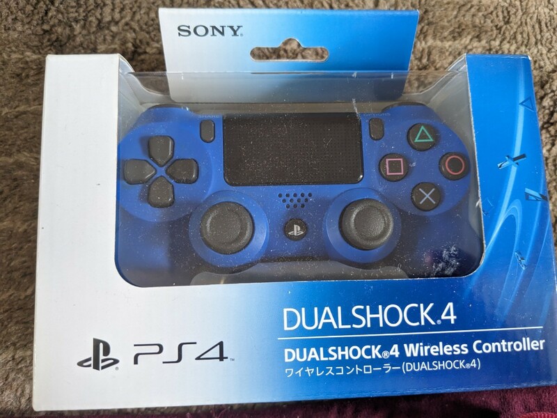 PS4 ワイヤレスコントローラー DualShock4　青　CUH-ZCT1J