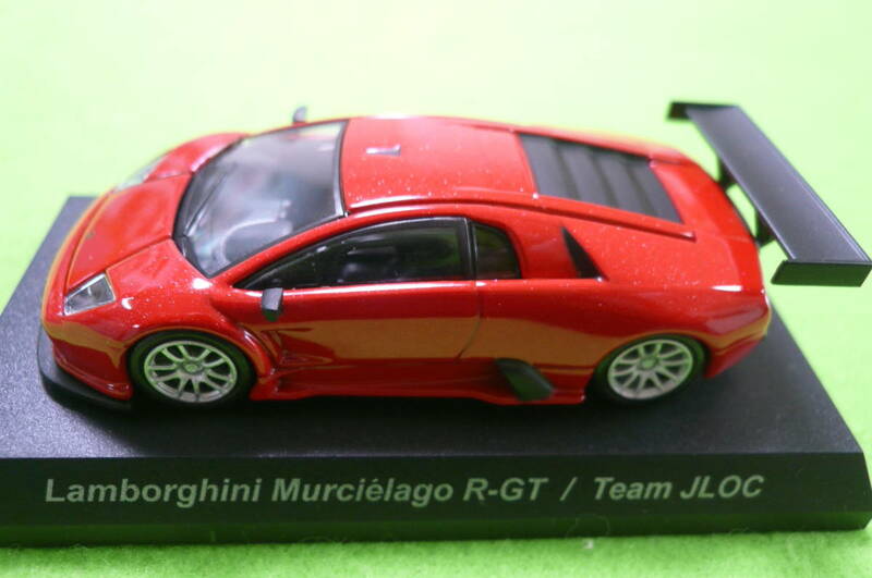 【新品】京商1/64 ミニカーコレクション★ランボルギーニ ムルシエラゴ R-GT/Team JLOC ☆ レッド 