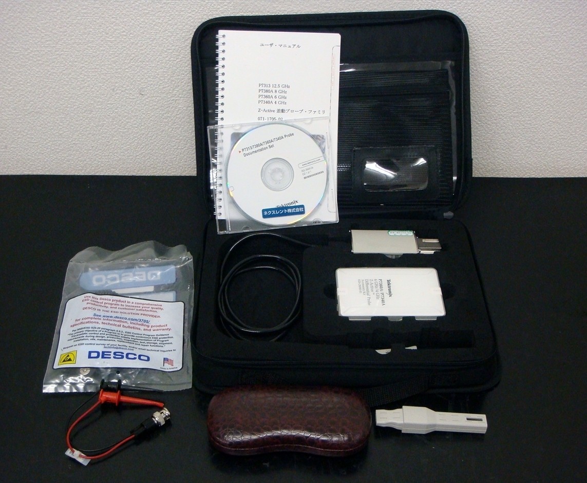 【正常動作品】Tektronix P7340A 4GHz 差動プローブ (1)