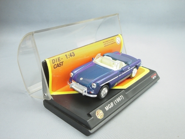 NEW RAY TOYS 1/43 MG-B 1967 OPEN TOP BLUE オープントップ ブルー【撮影使用品】