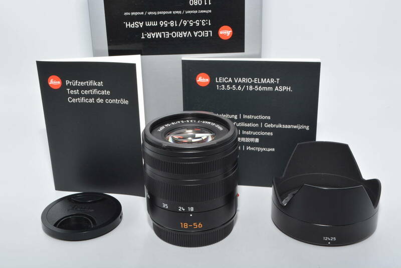 【極上品】 Leica ズームレンズ バリオ・エルマーT 18-56mm F3.5-5.6 ASPH. 　＃5756