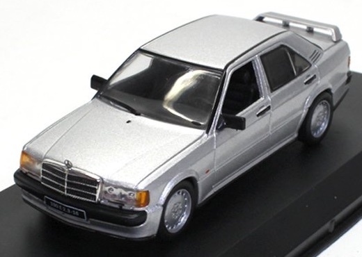 【未開封】Ж ホワイトボックス 1/43 Mercedes Benz 190E 2.3 16V Silver 1988 シルバー WHITEBOX Ж Daimler C E CLS CLA 500E E500 E60 