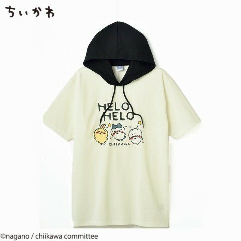 即決 ちいかわ メンズTパーカー【L】新品タグ付き ナガノ Tシャツ