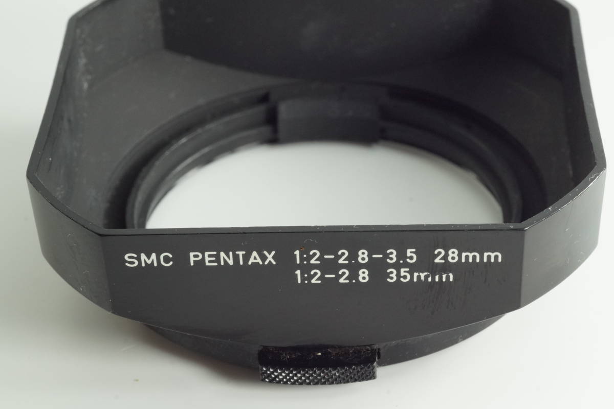 影BG【並品 】SMC PENTAX 2-2.8-3.5 28mm 2-2.8 35mm TAKUMAR 28mm F2 2.8 3.5 35mm F2 2.8 角型レンズフード