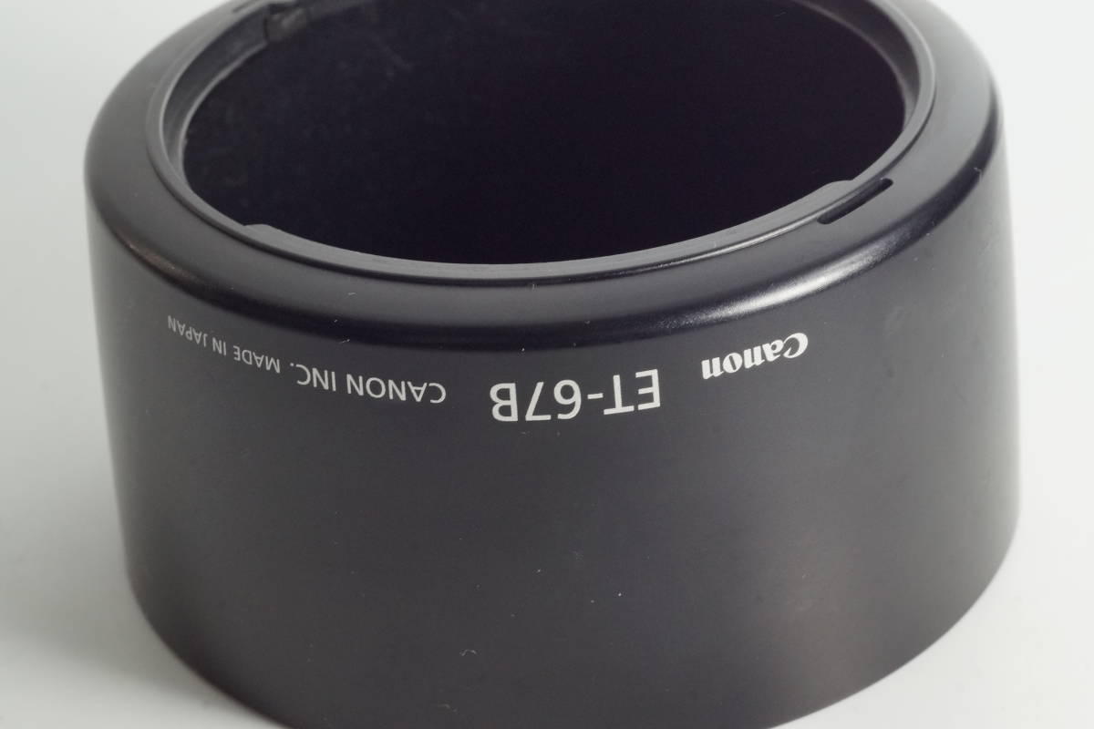 影PG【並品】CANON ET-67B EF-S60mm F2.8マクロ USM 用 キャノン キヤノン レンズフード
