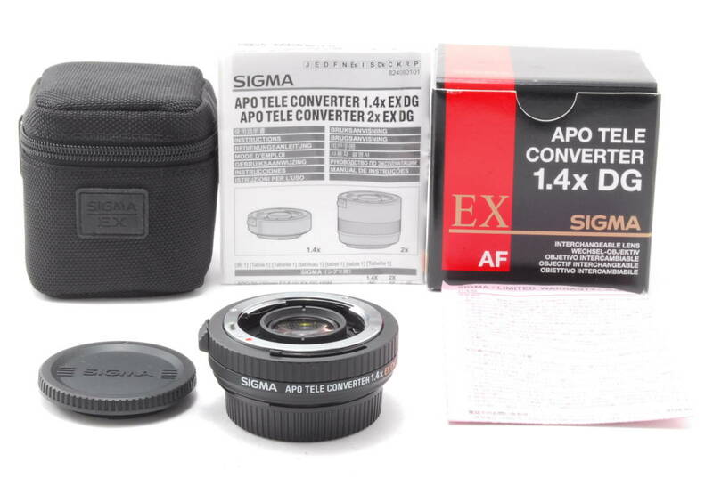 美品!!箱付き!! SIGMA シグマ APO TELE CONVERTER 1.4x EX DG レンズ Nikon用 テレコンバーター #5179