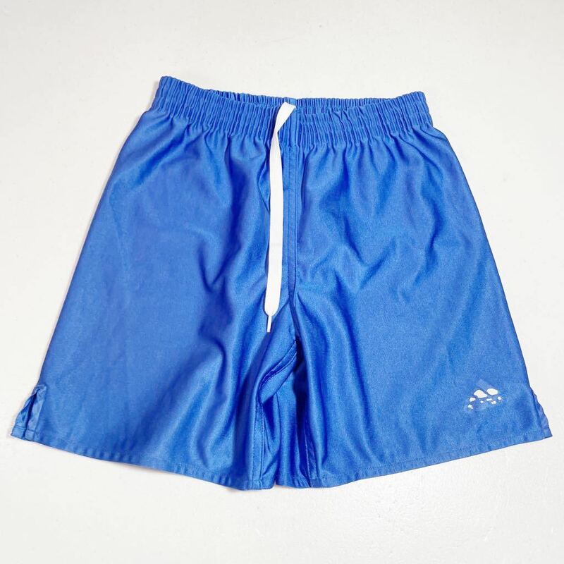 アディダス adidas 青 ブルー サッカー トレーニング用 光沢サカパン サッカーパンツ 150cm