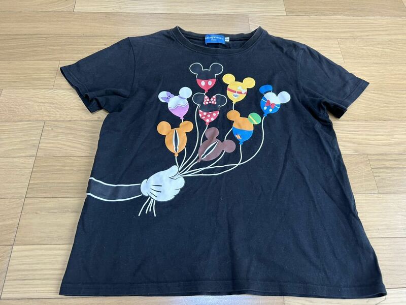 ディズニー　半袖Tシャツ 150センチ　トップス　キッズジュニア　男女兼用　東京ディズニーリゾート　風船