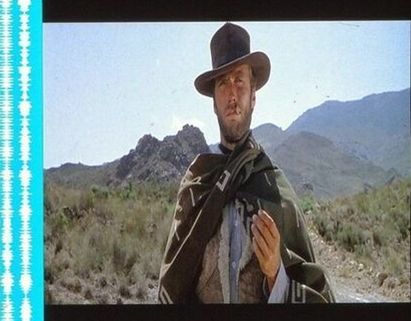 夕陽のガンマン 35mm映画フィルム クリントイーストウッド as モンコ セルジオレオーネ監督 ★FOR A FEW DOLLARS MORE 連続５コマ