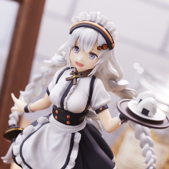 紲星あかり メイドver 1/7 VOICEROID ボイスロイド 模型 レジン キット パーツ ガレキ 21cm