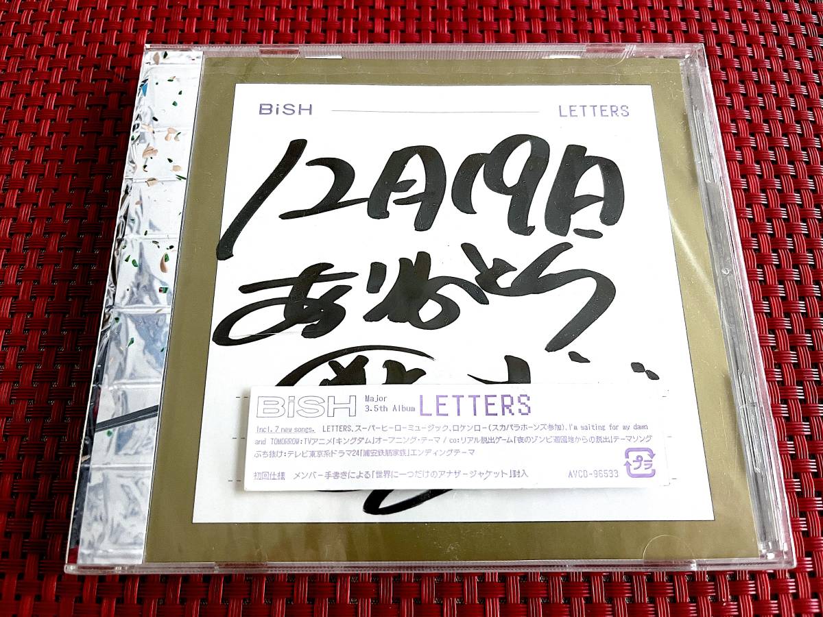 【セントチヒロ・チッチ直筆サイン入り】BiSH　LETTERS　チッチ直筆サイン入り　CD