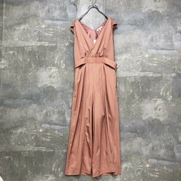 新品■MOUSSY/マウジー ノースリーブ オーバーオール オールインワン サロペット ピンク サイズ 2 レディース ドレス ｃ1069 K33