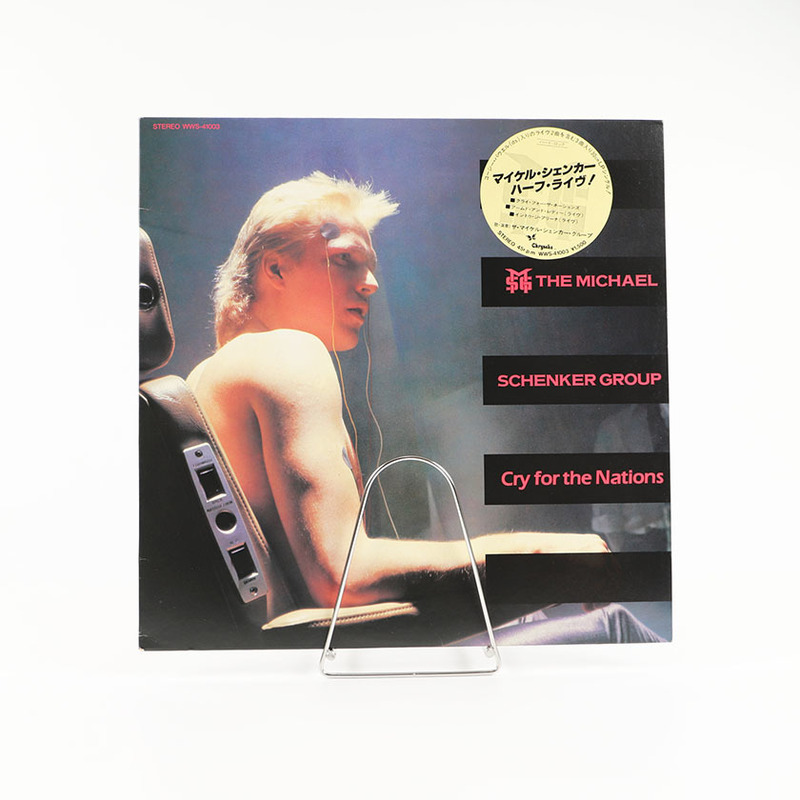 LP THE MICHAEL SCHENKER GROUP LIVE!! シングル 1980年発売 3曲 / WWS-41003 帯なし (外袋 内袋交換済み)（ジャンク商品）