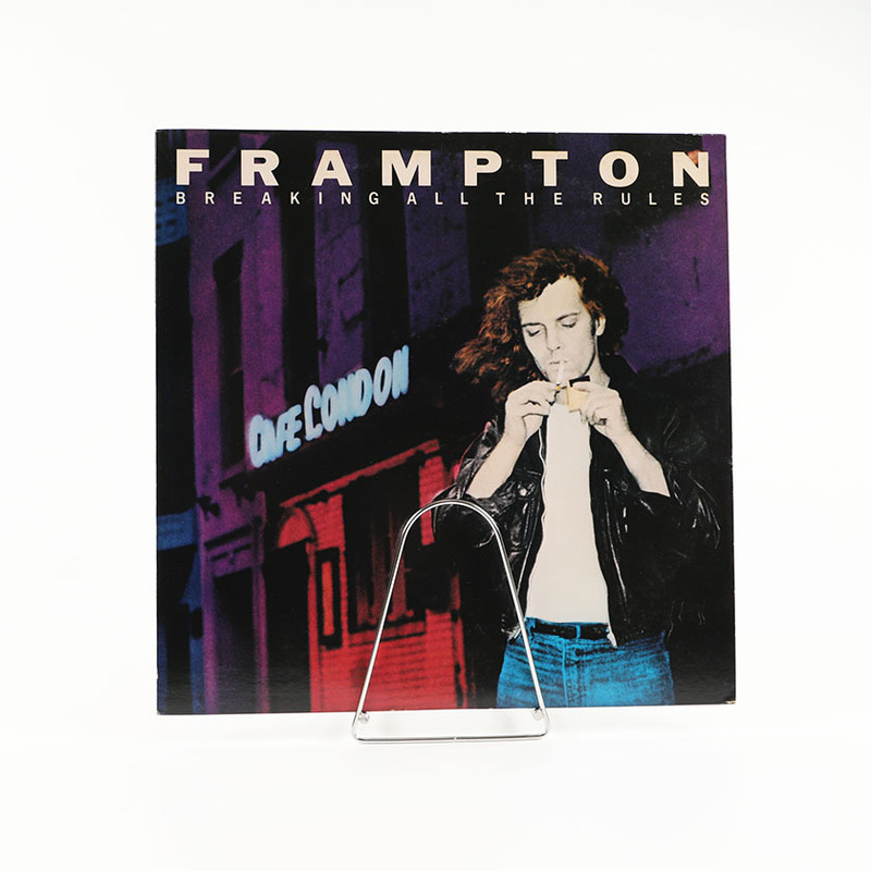 LP PETER FRAMPTON BREAKING ALL THE RULES 1981年発売 9曲 / AMP-28032 帯付き (外袋 内袋交換済み)（ジャンク商品）
