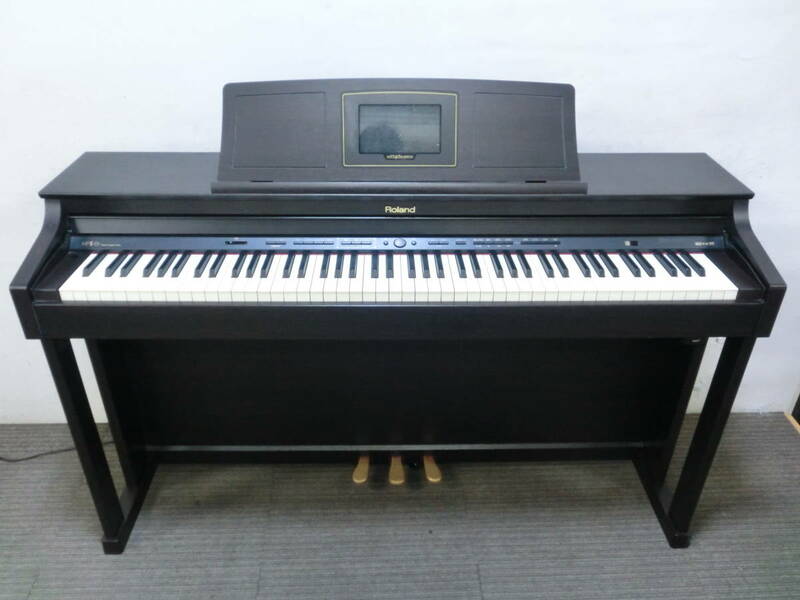 【　配送リクエストOK　】Roland　ローランド　電子ピアノ　動作良好　HPI-6F-RW　HPiシリーズ　説明書などその他付属品多数！
