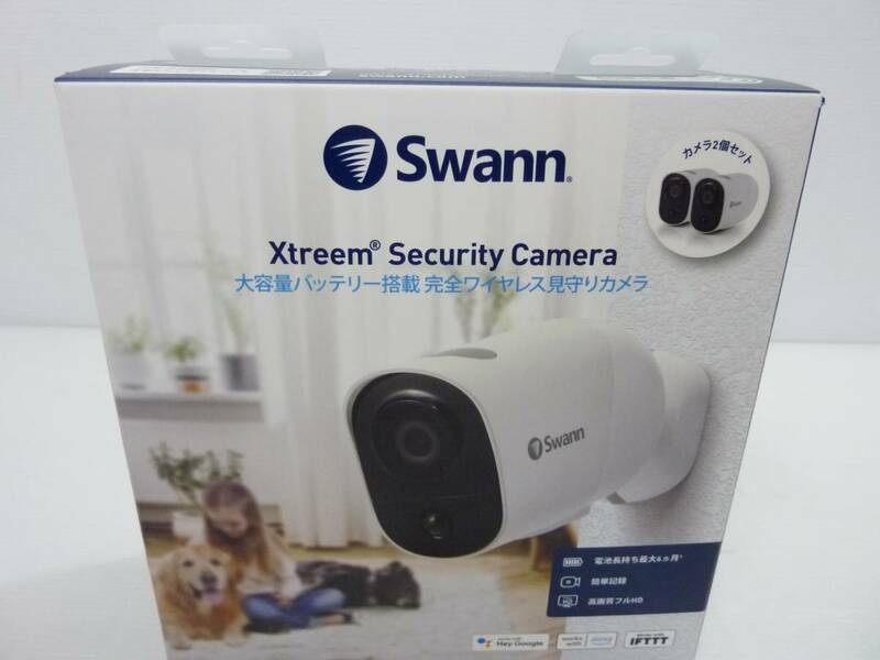 CV5055e 美品 Swann スワン Xtreem セキュリティ WiFi接続 カメラ2台セット SWIFI-XTRCM32G2PK-JP 防犯カメラ