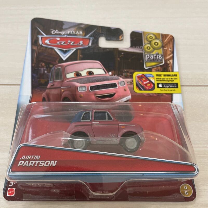 マテル カーズ JUSTIN PARTSON ジャスティン イギリス ロンドン MATTEL CARS ミニカー キャラクターカー