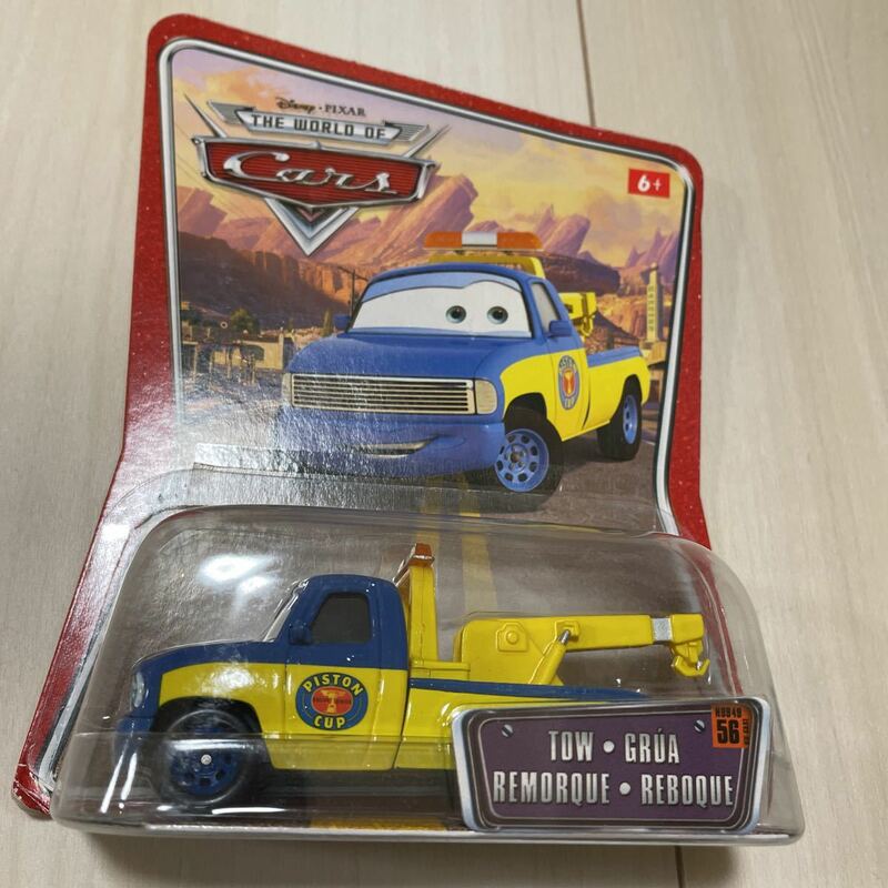 マテル カーズ レース　トウ　トラック トム RACE TOW TRUCK TOM ディズニー　MATTEL CARS ミニカー キャラクターカー