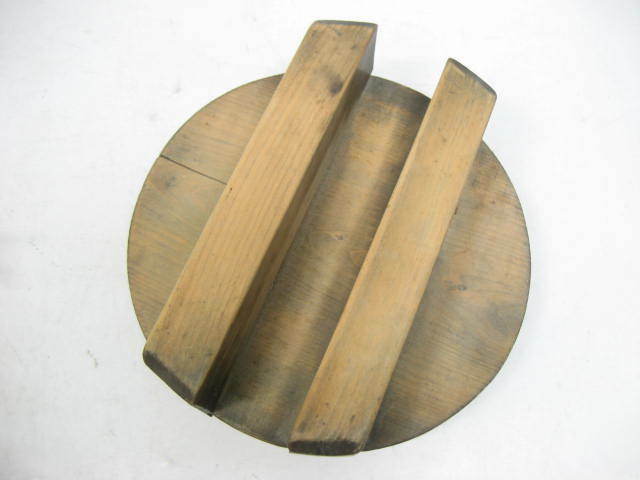 レトロ 羽釜用 木蓋 蓋 ふた 木製 釜用 鍋用 古民具 古道具 直径22.5×高さ7.5cm