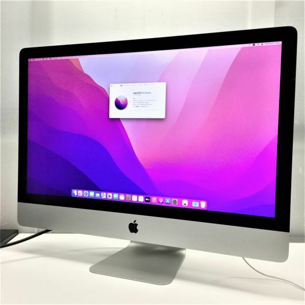 @Y2144 apple iMac (Retina 5K 27-inch Late 2015) Core-i5-3.3GHzクワッドコア/ Mem-32GB/OS SSD128GB /データ用 2TB/Radeon R9 M395 2GB