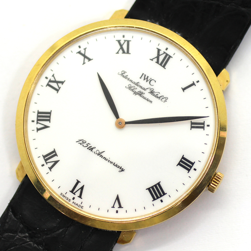 【IWC】ポートフィノ 125周年記念 日本限定125本 2411 K18YG イエローゴールド 白文字盤　手巻き　腕時計