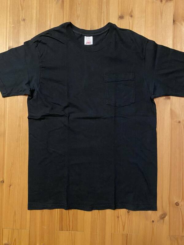 90's BVD Vintage S/S POCKET T-Shirt/ヴィンテージ 半袖 ポケットTシャツ BLACK/黒 ドミニカ製 MEDIUM