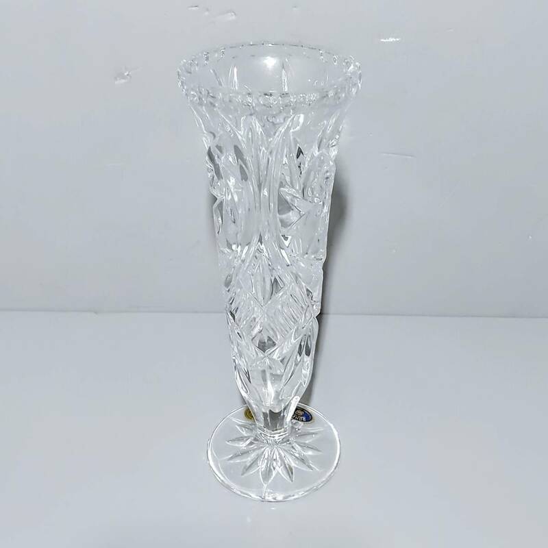 コレクション★ボヘミアグラス★BOHEMIA 花瓶 フラワーベース クリスタルガラス 