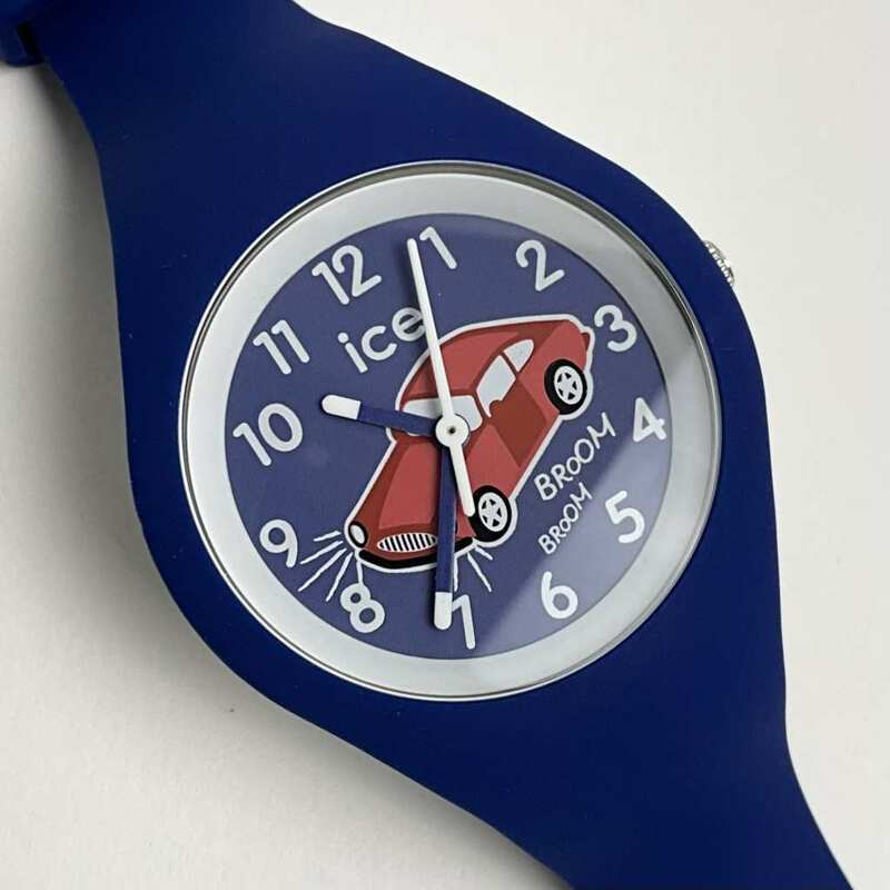 [美品 箱付属品なし] アイスウォッチ 腕時計 ice watch ICE 017891 ブルー Car 車 ICE fantasia Small キッズ