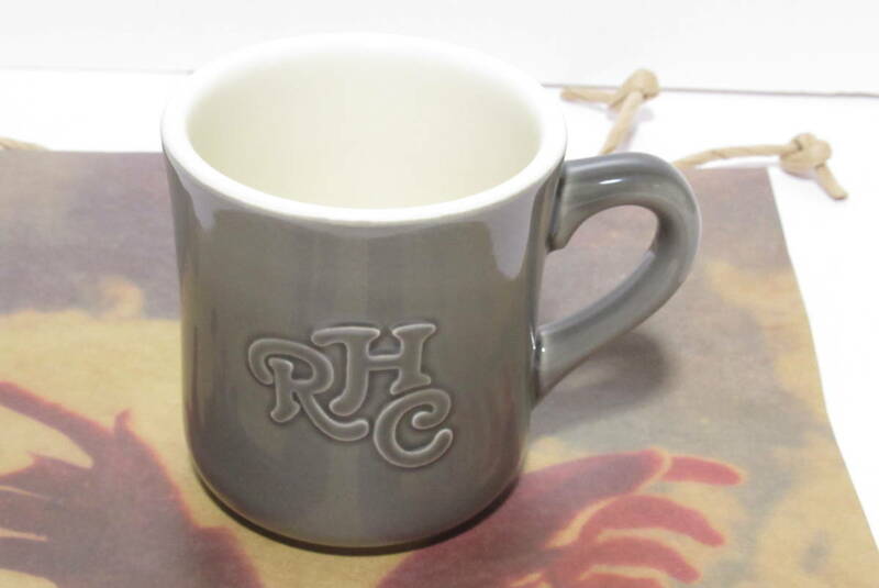 RHC Ron Herman ロンハーマン Emboss Logo Mug マグカップ グレー