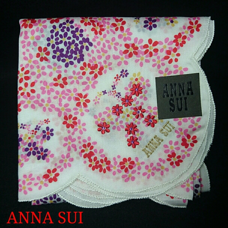 【未使用新品】　ANNA　SUI　アナスイ　ハンカチ　28　8142