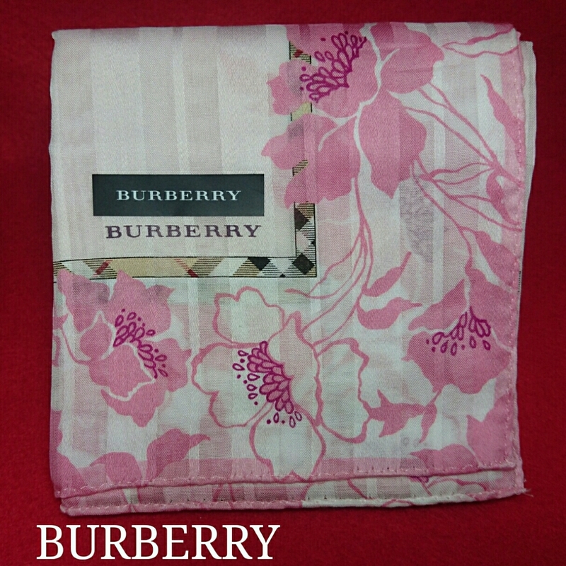 【未使用新品】　BURBERRY　バーバリー　ハンカチ　18　8234