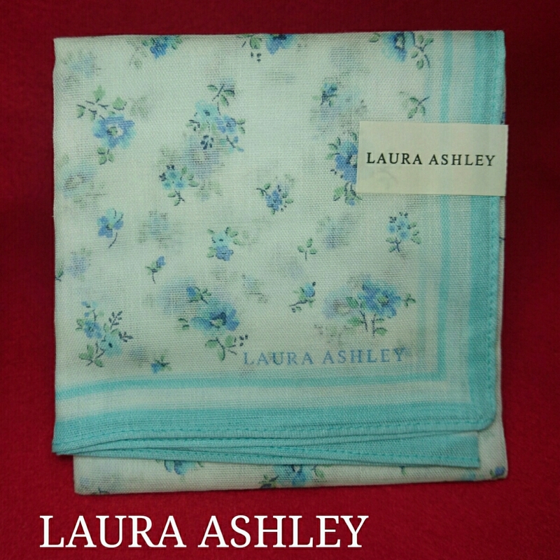 【未使用新品】　LAURA　ASHLEY　ローラアシュレイ　ハンカチ　54　8244