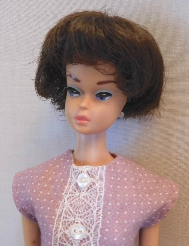 【USA／日本製★Barbie★バービー★ヴィンテージ】1963年ファッションクイーン（ミッジ）★人形＋カツラ+水着+ドレス★Goldswinger#1494