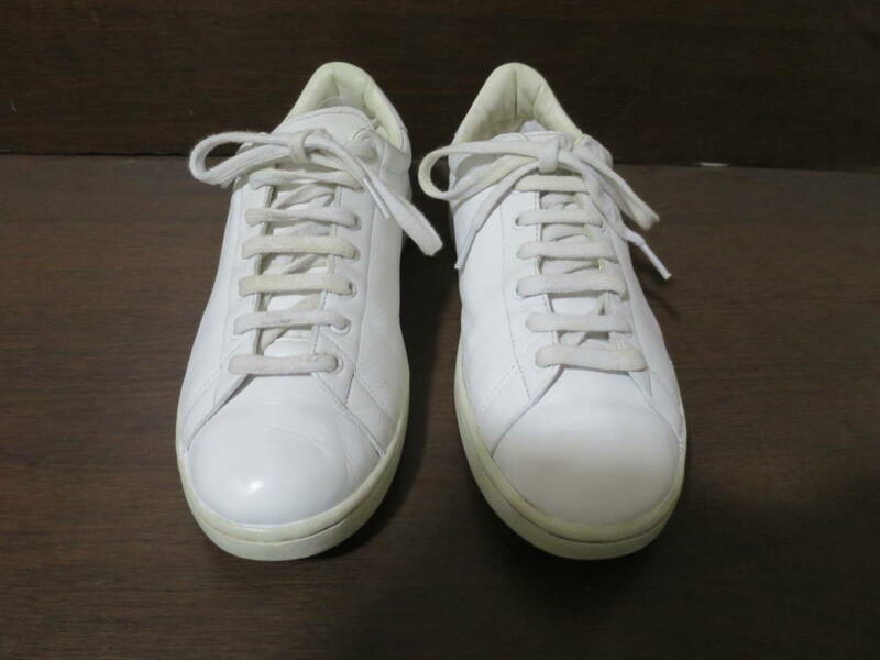 FRED PERRY フレッドペリー本革スニーカーEUR42 UK8 MADE IN JAPAN アンジェラスホワイト/Cream