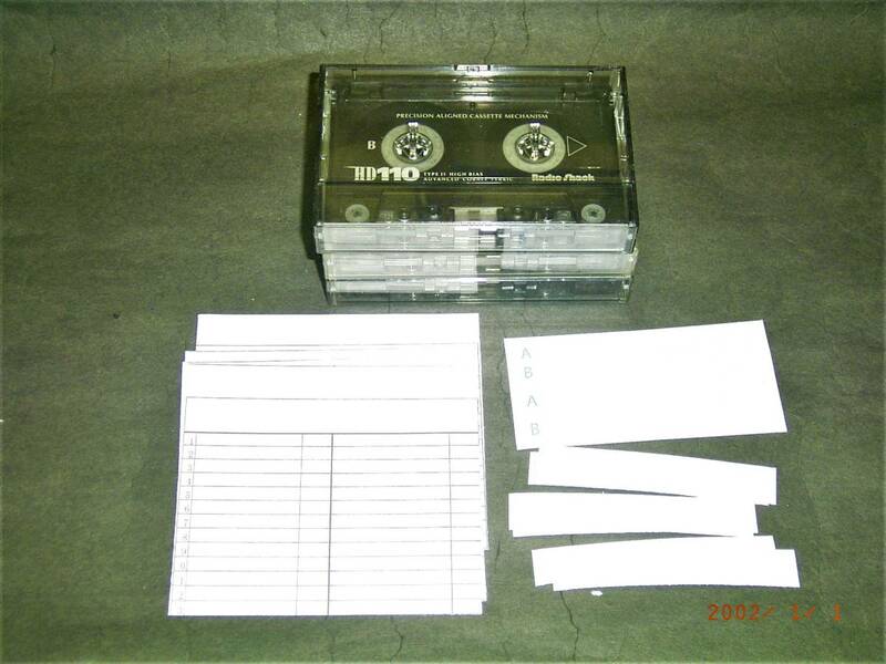 録音カセットテープ　Radio Shack HD110　TYPE 2　C-110　3個　