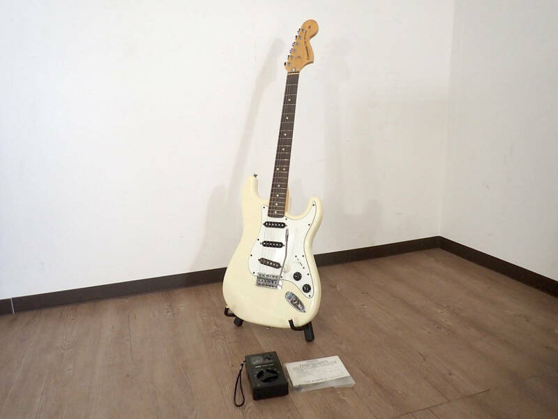 中古 エレキギター FERNANDES FR155AV THE REVIAL CUSTOM BODY フェルナンデス ザ リバイバル カスタムボディ ストラト ホワイト 白