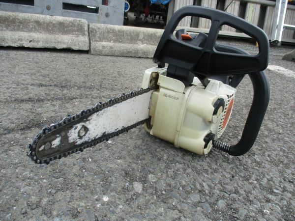 中古 STIHL スチール 250mmガイドバー エルゴスタート 23.6cc エンジンチェンソー MS150TC-E ①