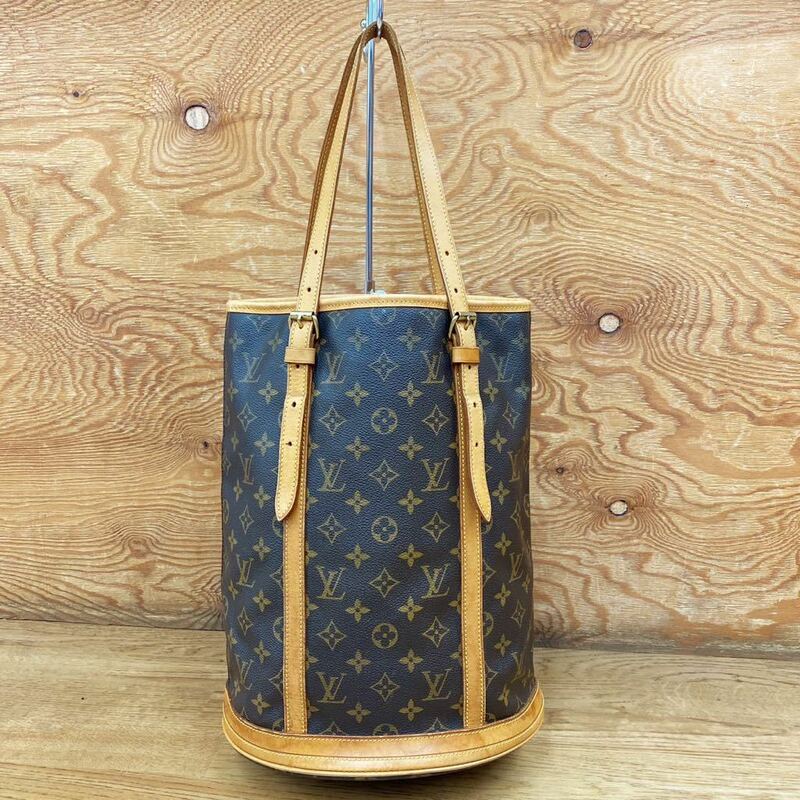 LOUIS VUITTON ＊ ルイ ヴィトン モノグラム バケットGM M42236 肩掛け トートバッグ バケツ 型 ショルダーバッグ