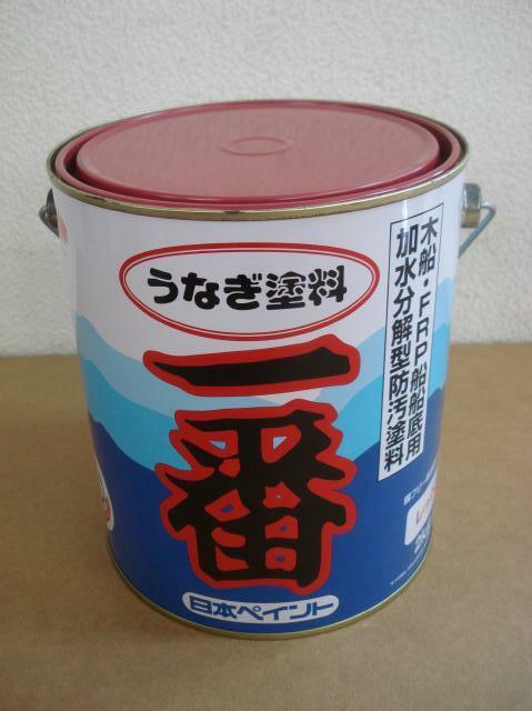 送料無料 日本ペイント うなぎ一番 赤 2kg　6缶セット