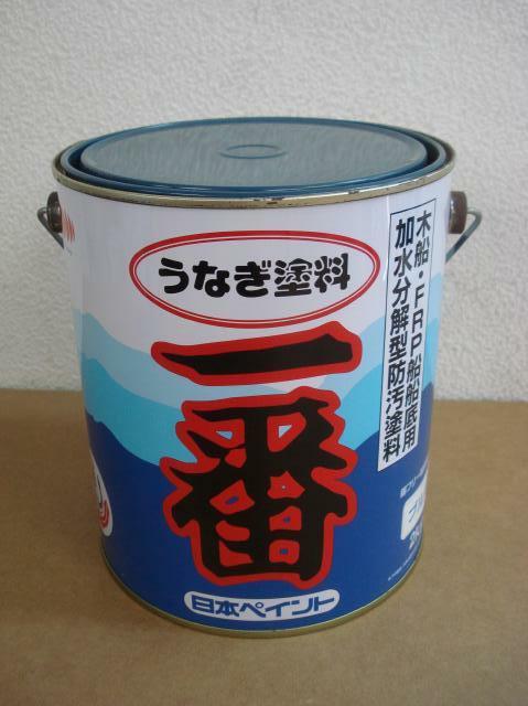 送料無料 日本ペイント うなぎ一番 青 2kg　6缶セット