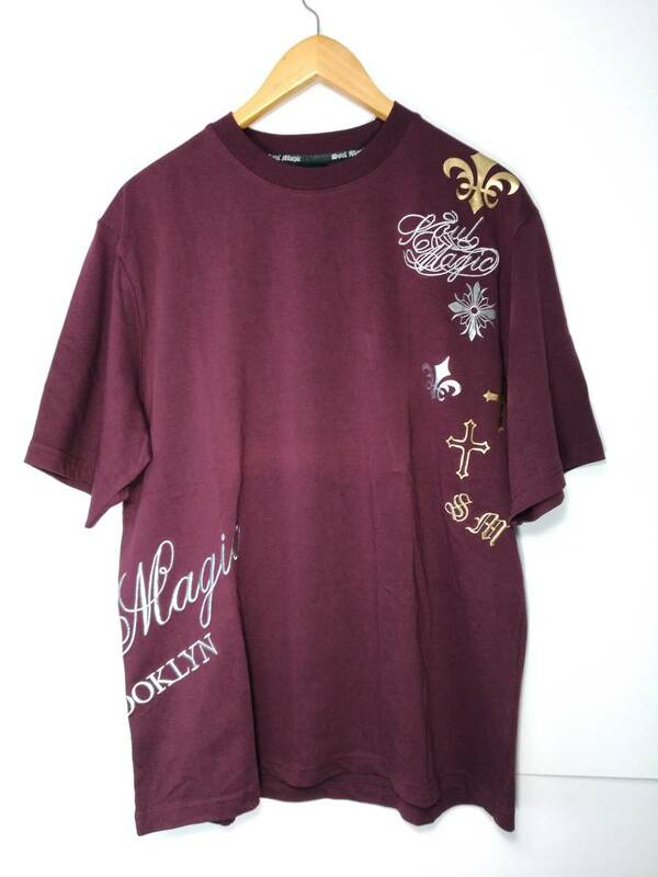 【新品】Soul Magic 　トップス　Tシャツ　サイズXL　カットソー　刺繍　半袖　メンズ　156