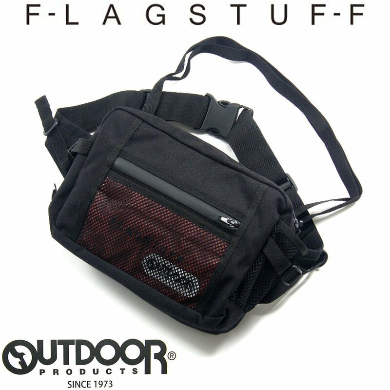 新品 ★別注 限定★ 【F-LAGSTUF-F × OUTDOOR PRODUCTS】2WAY ウエストバッグ ボディバッグ ショルダー 352140 フラグスタッフ アウトドア