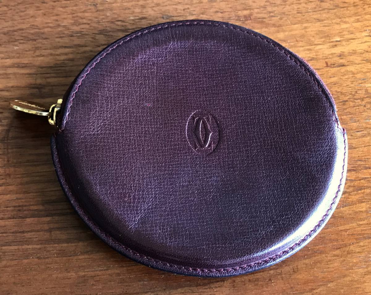 ★Cartier (カルチェ) マストライン ラウンドファスナー コインケース・小銭入れ★中古品★