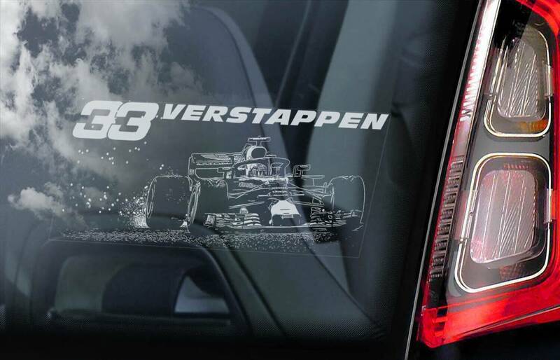 ◆送無 マックス・フェルスタッペン V06 外張り カーステッカー 22×10cm 外貼り カー ステッカー シール Max Verstappen F1 B6 3912